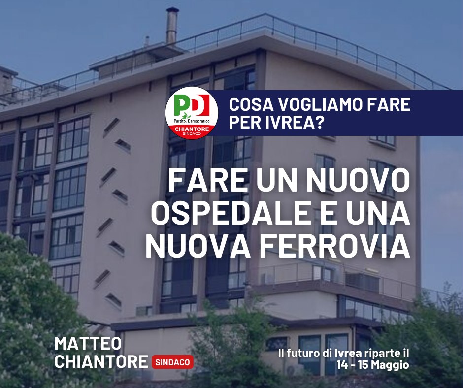 Fare un nuovo ospedale e una nuova ferrovia